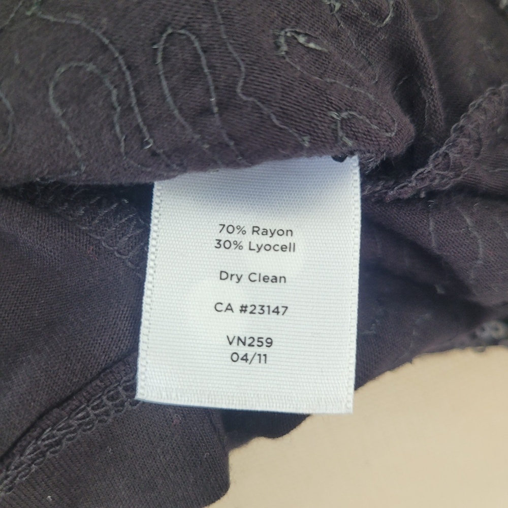 Talbots Black Sequin Scoop Neck Tank Top SZ Medium - Picture 8 of 10
